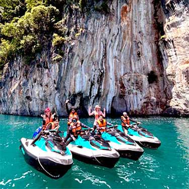 Cheap Phuket Jet Ski Tour Half Day 8 Island