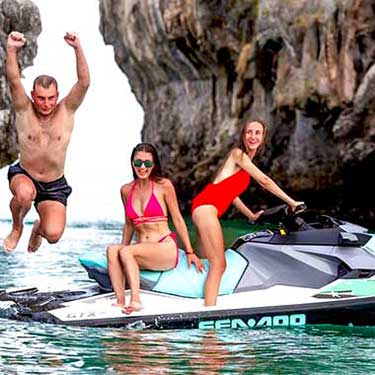 Book Phuket Jet Ski Tour Half Day 6 Island