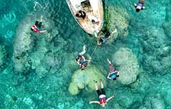 Coral island Tour Snorkeling by Speedboat